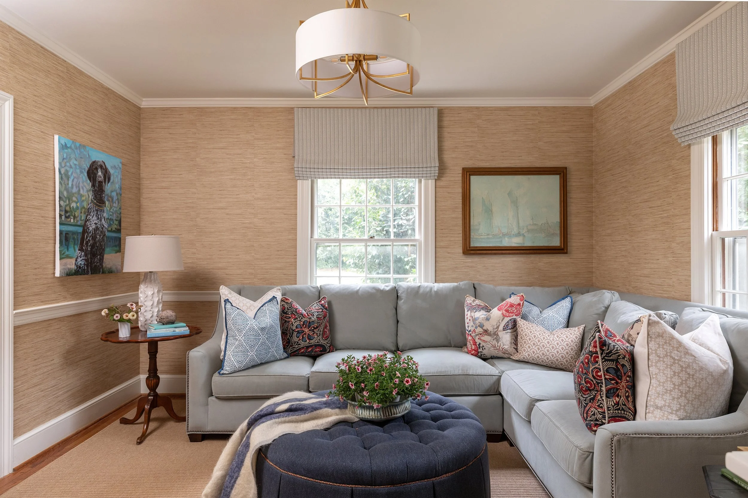 Refined colorful interior with classic detailing by MMD